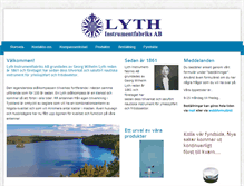 Tablet Screenshot of lyth.se